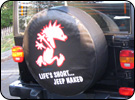 Jeep Naked Custom Tyre Cover