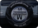 Custom Spare Tyre Cover for MW Steel