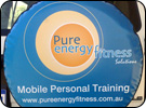 Pure Energy Fitness Custom Wheel Cover